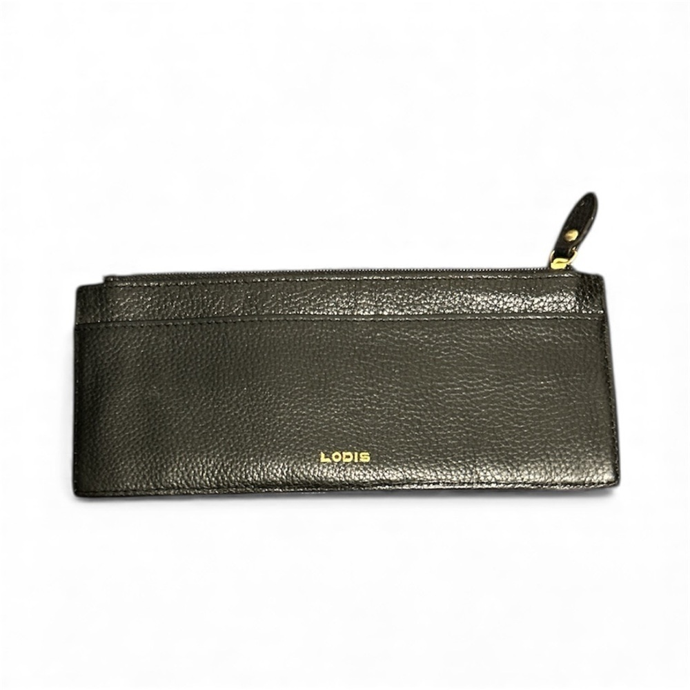 Lodis Black Leather Cash/Card Holder - Picture 1 of 2